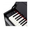 KÖHNER SLP-245 BK Dijital Konsol Piyano, Bluetooth, Tuş Hassasiyeti, 88 Tuşlu, Kapaklı (KULAKLIK VE TABURE)
