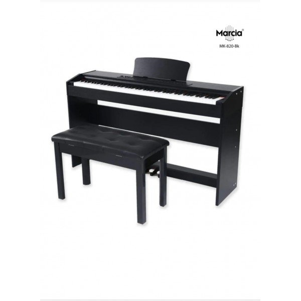 MARCİA MK-820 88 Tuş Dijital Piyano (Siyah)