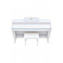 MARCİA MK-880 WH Dijital Konsol Piyano, Bluetooth, Tuş Hassasiyeti, 88 Tuşlu, Kapaklı (KULAKLIK VE TABURE)
