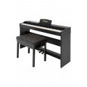 KÖHNER SLP-225 BK Dijital Konsol Piyano, Bluetooth, Tuş Hassasiyeti, 88 Tuşlu (KULAKLIK VE TABURE)
