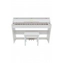 KÖHNER SLP-245 WH Dijital Konsol Piyano, Bluetooth, Tuş Hassasiyeti, 88 Tuşlu, Kapaklı (KULAKLIK VE TABURE)