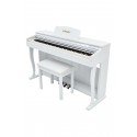 KÖHNER SLP-275 Wh Dijital Konsol Piyano, Bluetooth, Tuş Hassasiyeti, 88 Tuşlu, Kapaklı (ve Tabure )