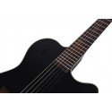 Tayste CG-100EQ BK Silent Elektro Klasik Gitar